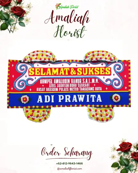 Papan Bunga Ucapan Selamat Bunga Mayang