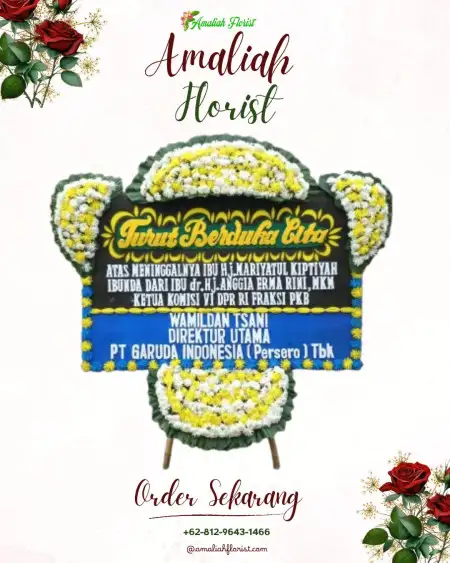 Papan Bunga Duka Bunga Mayang